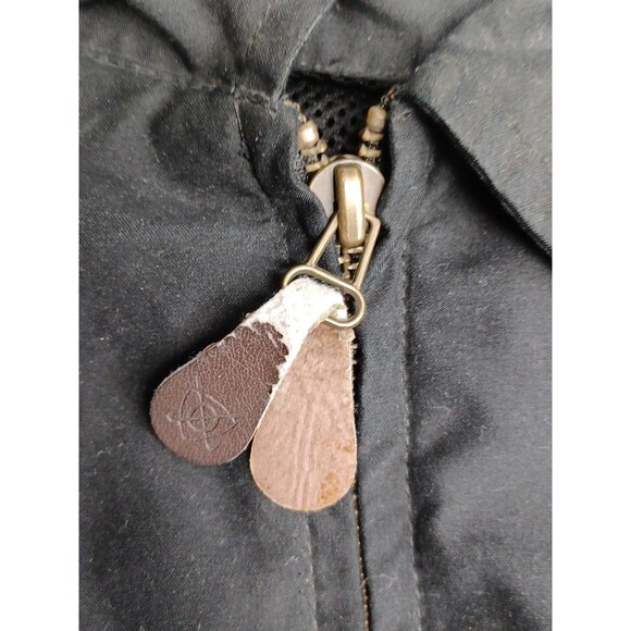 Oxford Golf Jacket Men Black Golf Windbreaker Convertible Removable Sleeve XL - Picture 7 of 9